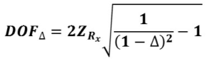 Diffractive Elongated Focus formula