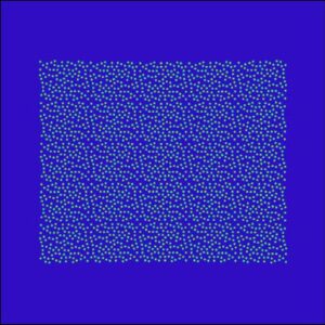 Correct VCSEL stitching of random dot pattern
