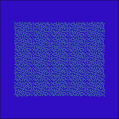 Correct VCSEL stitching of random dot pattern