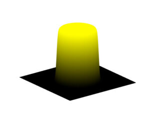 Top Hat Round Yellow