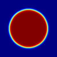 Round diffractive top-hat beam shaper Round diffractive top-hat beam shaper